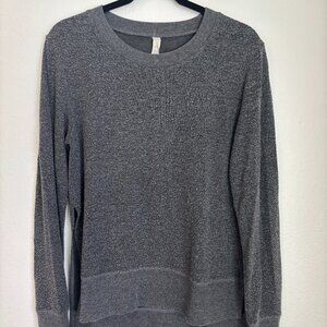 Alo Yoga Long Sleeve Pullover Split Hem Size Small
